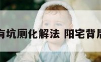 阳宅外有坑厕化解法 阳宅背后有大坑