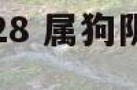 属狗阴历11月28 属狗阴历11月二十六出生