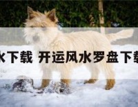 开运风水下载 开运风水罗盘下载完整版