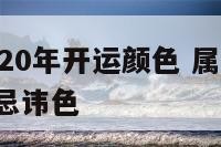 属马人2020年开运颜色 属马2020年幸运色和忌讳色