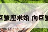 怎么向巨蟹座求婚 向巨蟹女求婚
