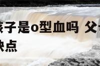 父母是a型孩子是o型血吗 父母是a型血孩子是o型优缺点