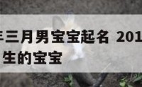 2017年三月男宝宝起名 2017年3月17日出生的宝宝