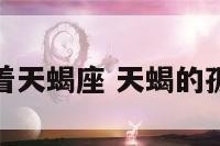 孤独时陪着天蝎座 天蝎的孤独没人懂