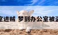 梦到办公室进贼 梦到办公室被盗乱七八糟