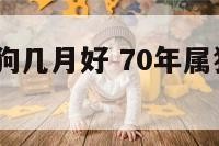 1970年属狗几月好 70年属狗的几月生的最好