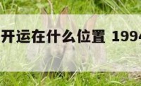 1994年开运在什么位置 1994属狗哪年起运