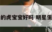 明星生的虎宝宝好吗 明星生的孩子