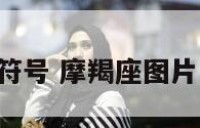 摩羯座图片符号 摩羯座图片星空图 壁纸