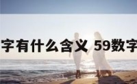 59这数字有什么含义 59数字的意思