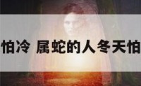 属蛇怕冷 属蛇的人冬天怕冷吗