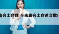 辛未路旁土命理 辛未路旁土命适合做什么行业