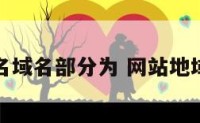 网站地理名域名部分为 网站地域名是什么