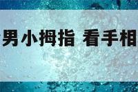 手相图解大全男小拇指 看手相小拇指是什么意思