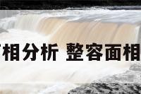 整容面相分析 整容面相分析图