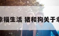 猪与狗的幸福生活 猪和狗关于幸福的故事