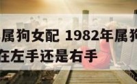 1982年属狗女配 1982年属狗女配带红绳戴在左手还是右手