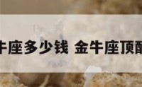 首付金牛座多少钱 金牛座顶配落地价