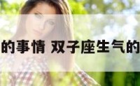 双子座生气的事情 双子座生气的事情有哪些
