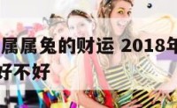 2018年属属兔的财运 2018年属属兔的财运好不好