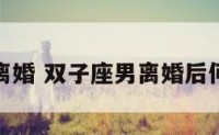 双子座男离婚 双子座男离婚后何时再婚好
