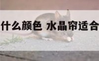 水晶帘子挂什么颜色 水晶帘适合挂家里的哪个地方