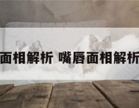 嘴唇面相解析 嘴唇面相解析大全