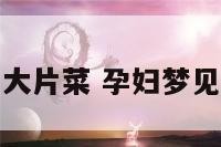 孕妇梦见一大片菜 孕妇梦见一大片菜花