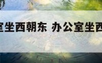 经理办公室坐西朝东 办公室坐西朝东 最佳布置