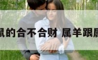 属羊和属鼠的合不合财 属羊跟属鼠合不合