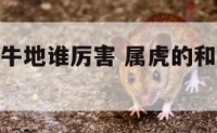 属虎的和属牛地谁厉害 属虎的和属牛的哪个命运好