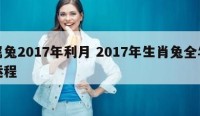 属兔2017年利月 2017年生肖兔全年运程