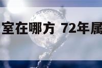 72年属鼠卧室在哪方 72年属鼠房子什么朝向好