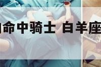 白羊座AB的命中骑士 白羊座ab型男生的性格