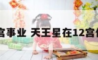 天王12宫事业 天王星在12宫代表什么