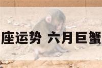 六月巨蟹星座运势 六月巨蟹座感情运势