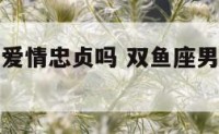 双鱼座男对爱情忠贞吗 双鱼座男对爱情忠贞吗