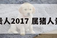 属猪人贵人2017 属猪人贵人属相