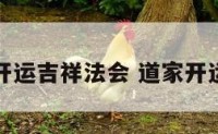 道家开运吉祥法会 道家开运法事