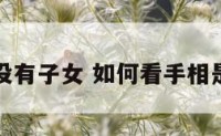 手相看有没有子女 如何看手相是否有儿子