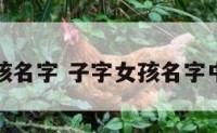 子字女孩名字 子字女孩名字中的寓意