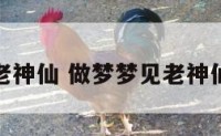 做梦梦见老神仙 做梦梦见老神仙什么预兆