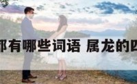 属龙的都有哪些词语 属龙的四字词语
